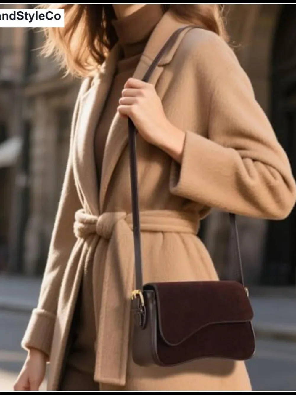 Suede Mini Hobo Shoulder Bag Women's Purse Crossbody